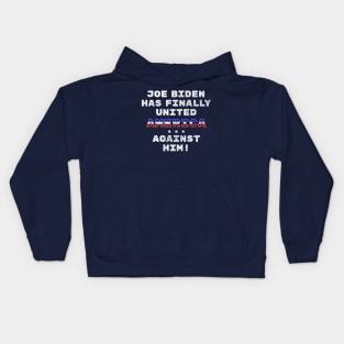 Joe Biden Has Finally United America ... Against Him Funny Kids Hoodie